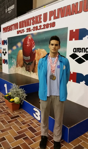 Leo Bavdek prva zadarska muska seniorska medalja